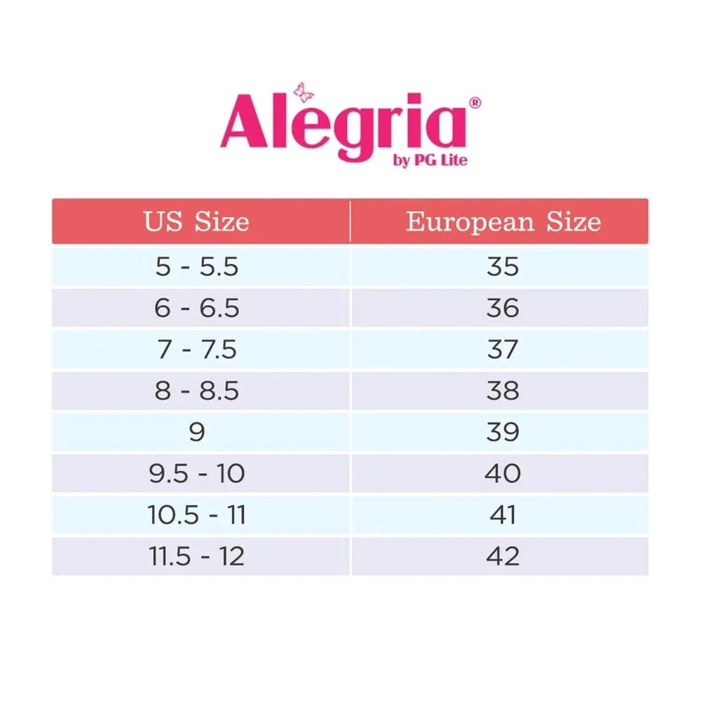Alegria Karmen KAR-235 EU 37 7 -7.5  Pink‎ Purple Metallic Leather Slide Sandals